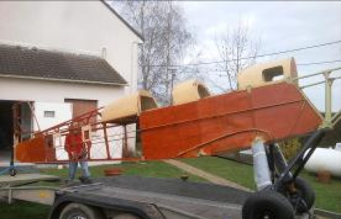 aerokit service : Aile de Kiebitz : Stampe F-BABI